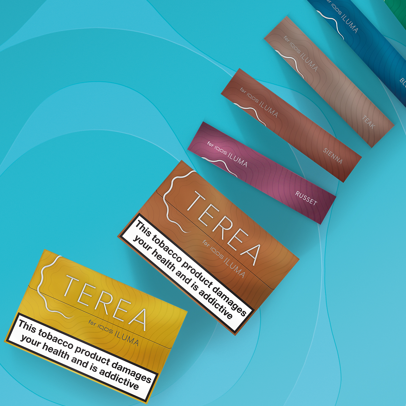 An illustration depicting TEREA tobacco sticks.